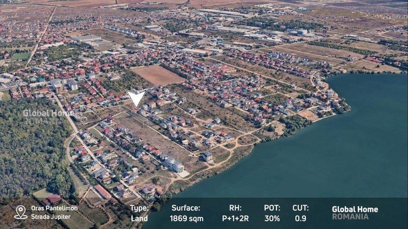 Pantelimon Teren dezvoltare 1.869 mp  PUD aprobat Str. Jupiter,